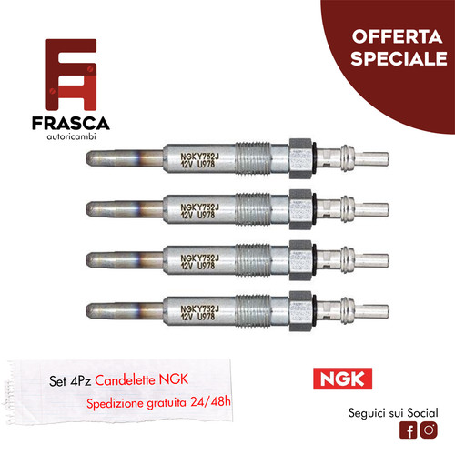 Candelette pezzi ngk audi - candelette, 4